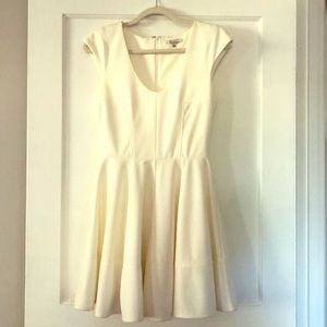 Winter White Party Dress